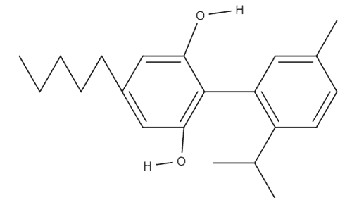 Cannabidiol chemical structure