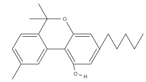 Cannabinol chemical structure