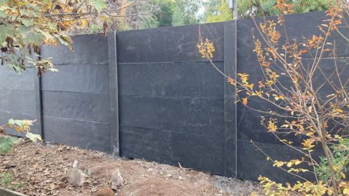 Sustainable Gray Composite Privacy Fencing Panels