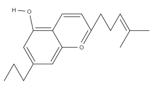 Cannabichromevarian chemical structure
