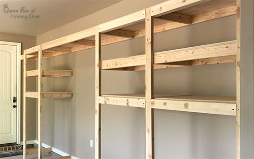 How to Build Garage Storage Shelves