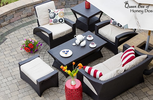 patio with furniture