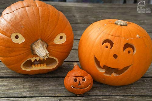 Pumpkin Carving Ideas for Halloween - House of Honey Dos