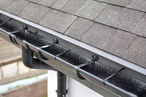 bottle brush gutter guards