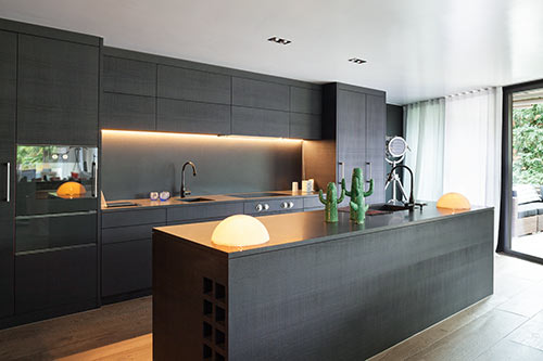 modern back kitchen