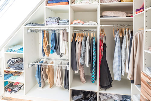 sloped ceiling closet solutions