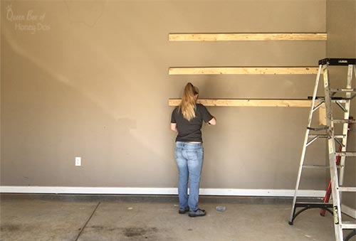 building garage shelves