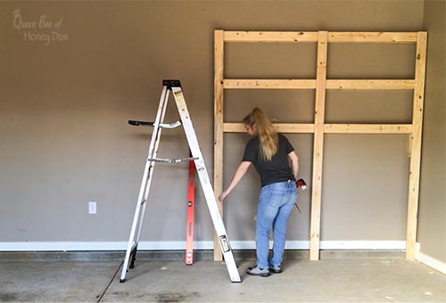 build garage shelves step 3