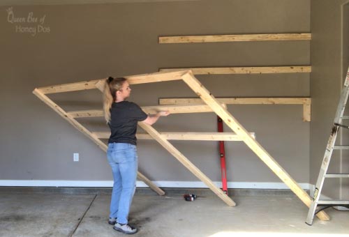 building garage shelves