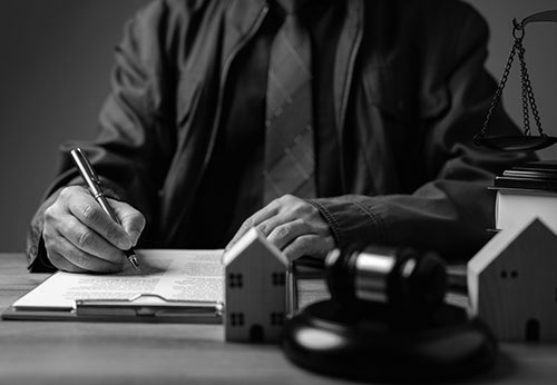 Property Law Agreement: Lawyer at Work.