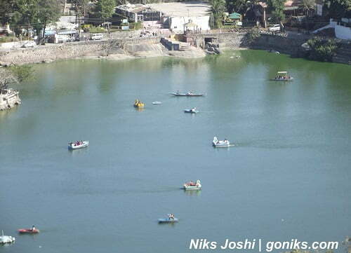 Nakki Lake Aerial View