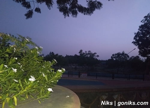 View near lake of smriti van