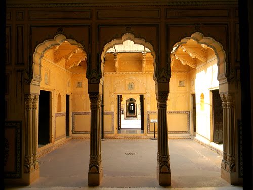 Palaces in the fort