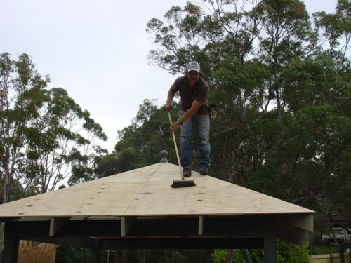 Outdoor Gazebo Plywood Base