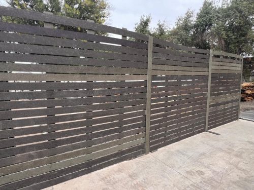 Brown Composite Post and Rail Fencing for Agriculture