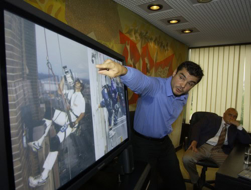 Boiiko Borisov with Spiderman