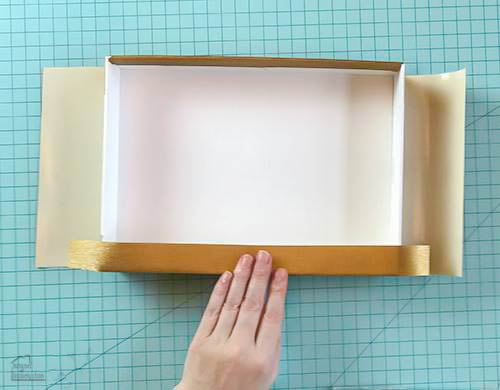 covering box with contact paper