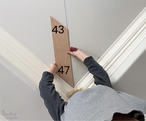 finding angles for planked ceiling