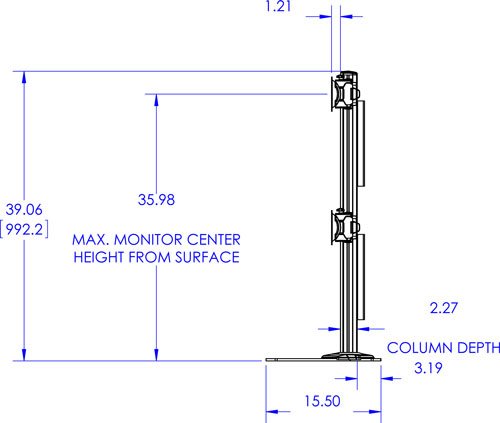 K3881F Mount for 8 displays
