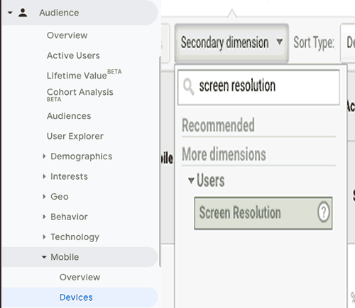 google analytics resolutions