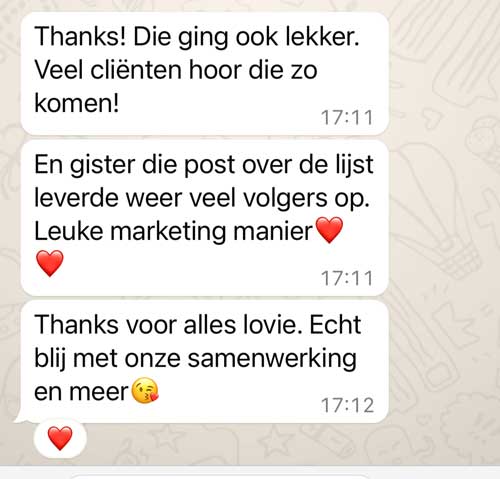 via website klanten krijgen