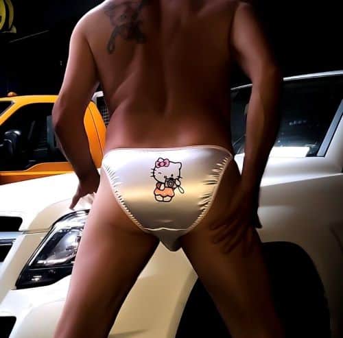 satin sissy panties for men puffy custom prints exotic manties dancer string bikini