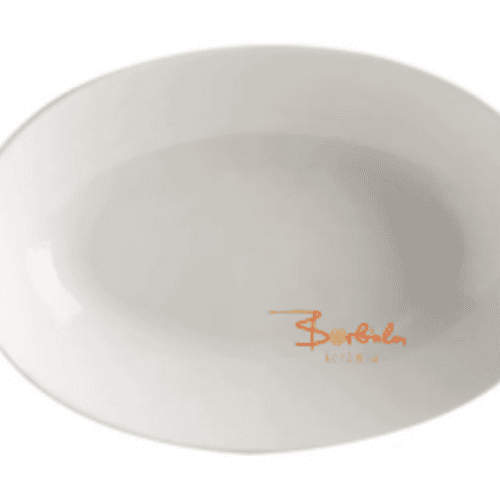 Porcelán ovális kínáló tál - a saját egyéni mintáddal