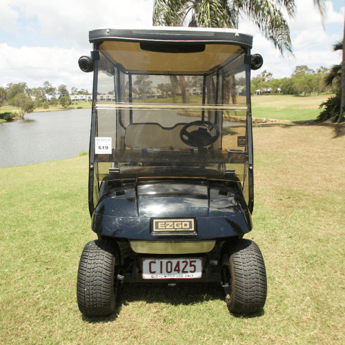 2007 EZGO TXT 4 Seat Black Golf Cart - Image 2