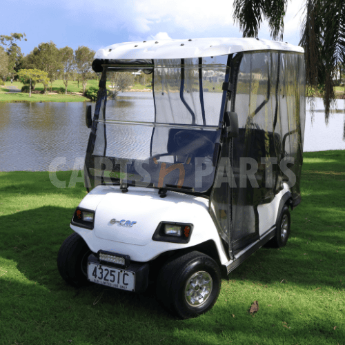 2016 ECAR A4 Dominic 4 Seat White Golf Cart