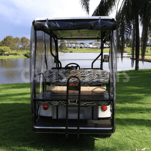 2016 ECAR A4 Dominic 4 Seat White Golf Cart - Image 4
