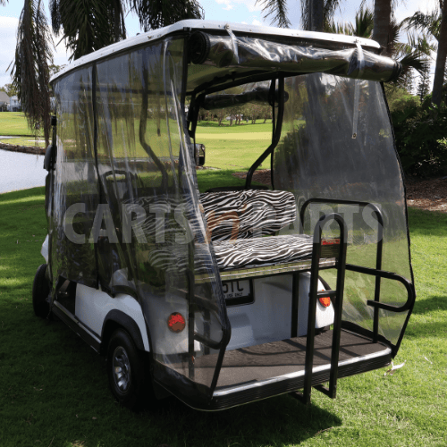 2016 ECAR A4 Dominic 4 Seat White Golf Cart - Image 5