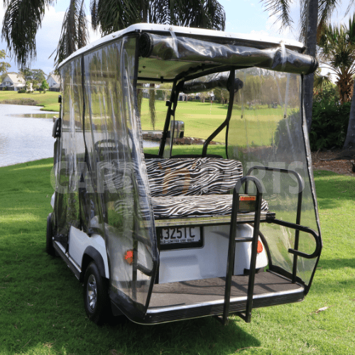 2016 ECAR A4 Dominic 4 Seat White Golf Cart - Image 6