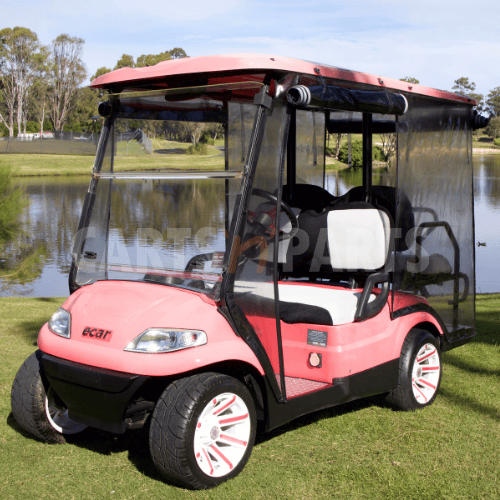 2017 ECAR 627 4 Seat Pink Golf Cart