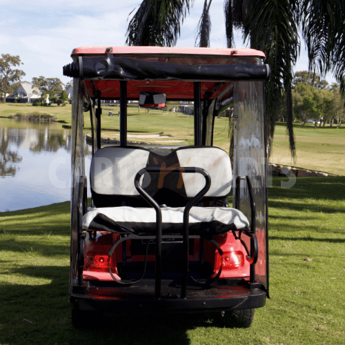 2017 ECAR 627 4 Seat Pink Golf Cart - Image 3