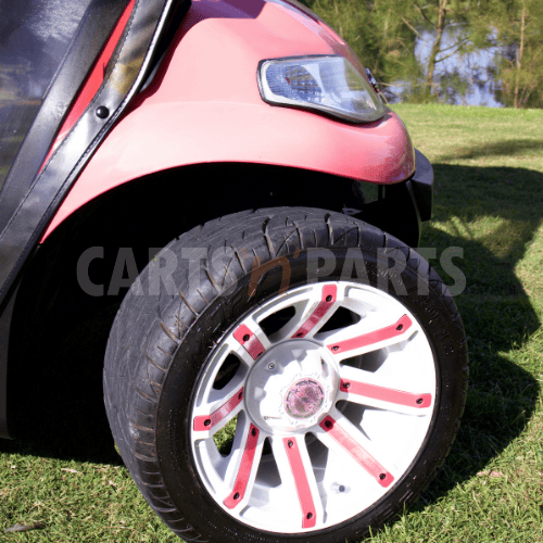 2017 ECAR 627 4 Seat Pink Golf Cart - Image 7