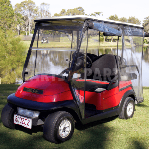 2007 Club Car Precedent 4 Seat Red Golf Cart