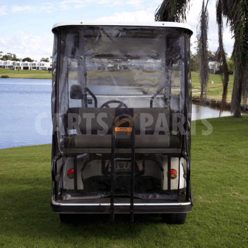 2014 ECAR A4 Dominic 4 Seat White Golf Cart - Image 3
