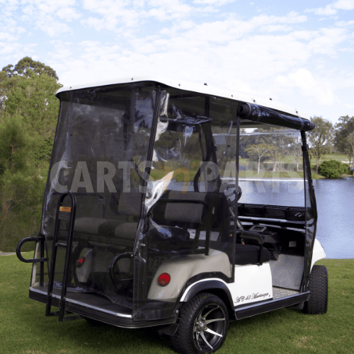 2014 ECAR A4 Dominic 4 Seat White Golf Cart - Image 4