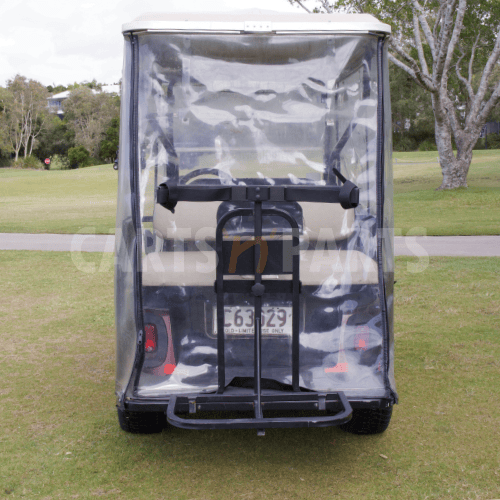 2008 EZGO RXV 4 Seat Maroon Golf Cart - Image 3