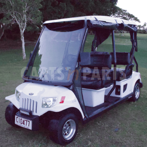2010 Tomberlin Revenge 4 Seat White Golf Cart
