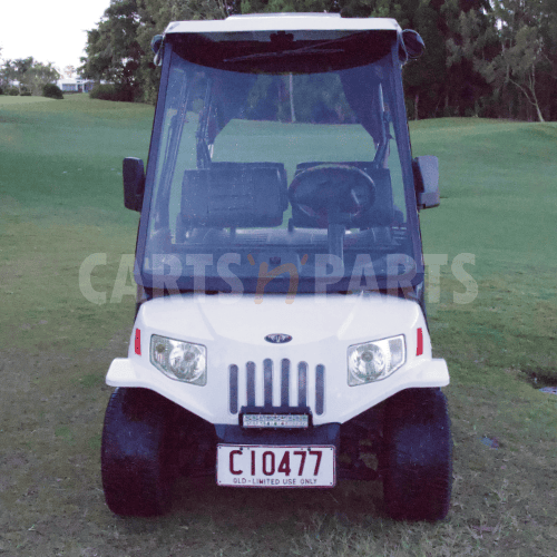 2010 Tomberlin Revenge 4 Seat White Golf Cart - Image 2