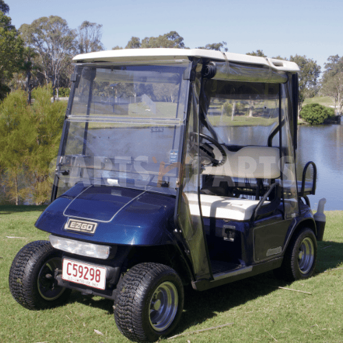 2007 EZGO TXT Caddy 4 Seat Blue Grey Golf Cart