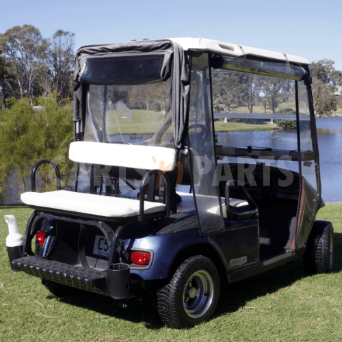 2007 EZGO TXT Caddy 4 Seat Blue Grey Golf Cart - Image 4
