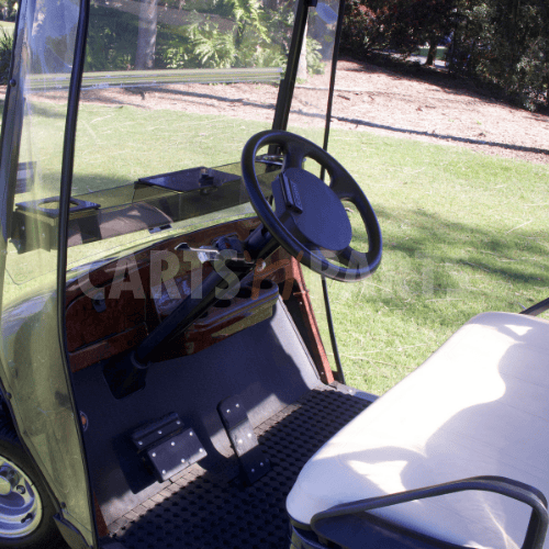 2007 EZGO TXT Caddy 4 Seat Blue Grey Golf Cart - Image 5