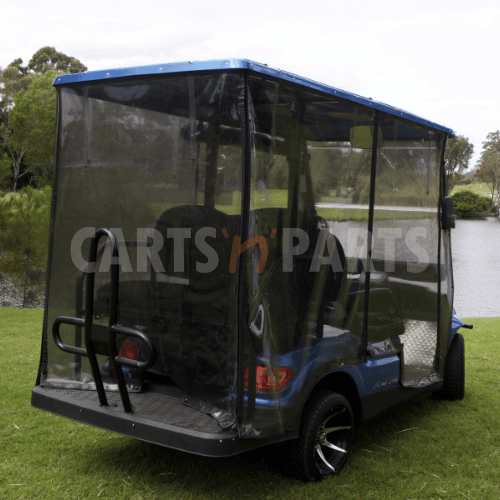 2021 ECAR 627 4 Seat Electric Blue Golf Cart - Image 4