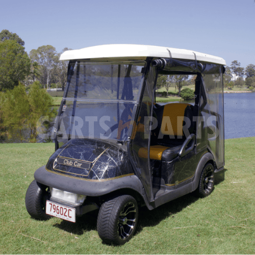 2010 Club Car Precedent 4 Seat Black Marble Golf Cart