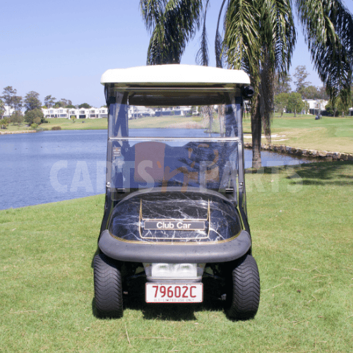 2010 Club Car Precedent 4 Seat Black Marble Golf Cart - Image 2