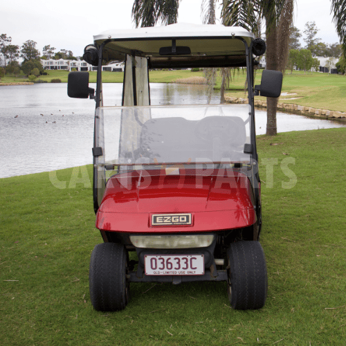 2006 EZGO TXT 4 Seat Burgundy Golf Cart - Image 2