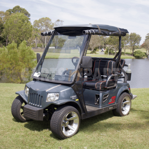 2012 Tomberlin 48SS Caddy 4 Seat Blue Grey Golf Cart