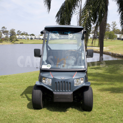 2012 Tomberlin 48SS Caddy 4 Seat Blue Grey Golf Cart - Image 2